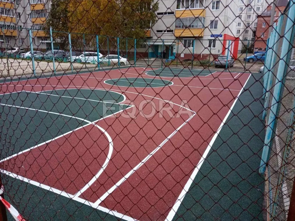 Резиновые покрытия из крошки для спортивных площадок в Лянторе